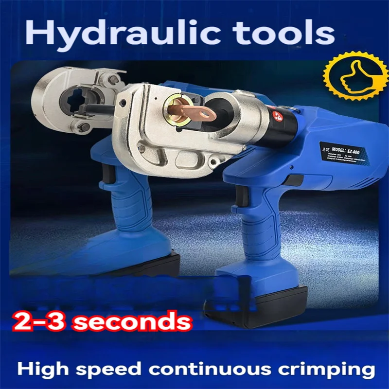 

EZ-300s/ EZ-400s Rechargeable Continuous Crimping Hydraulic Pliers Crimping Pliers Charging Crimping Tool Hydraulic Pliers