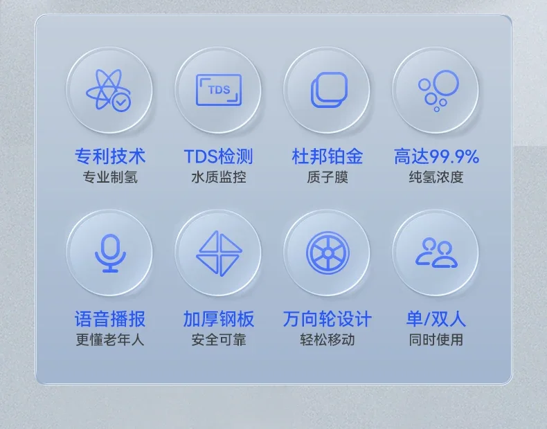 Hydrogen and oxygen integrated machine electrolyzed water large flow generator