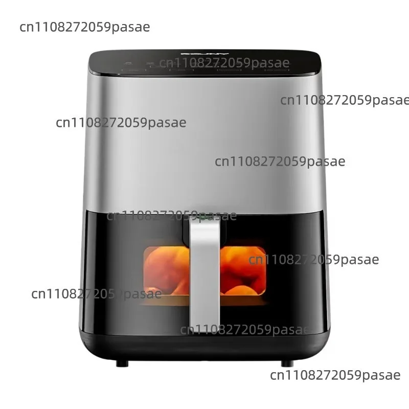 Digital Air Fryer with Viewing Window and 8 Presets, 5L 1450W Smart Touchscreen Kitchen Appliance for Easy Cooking