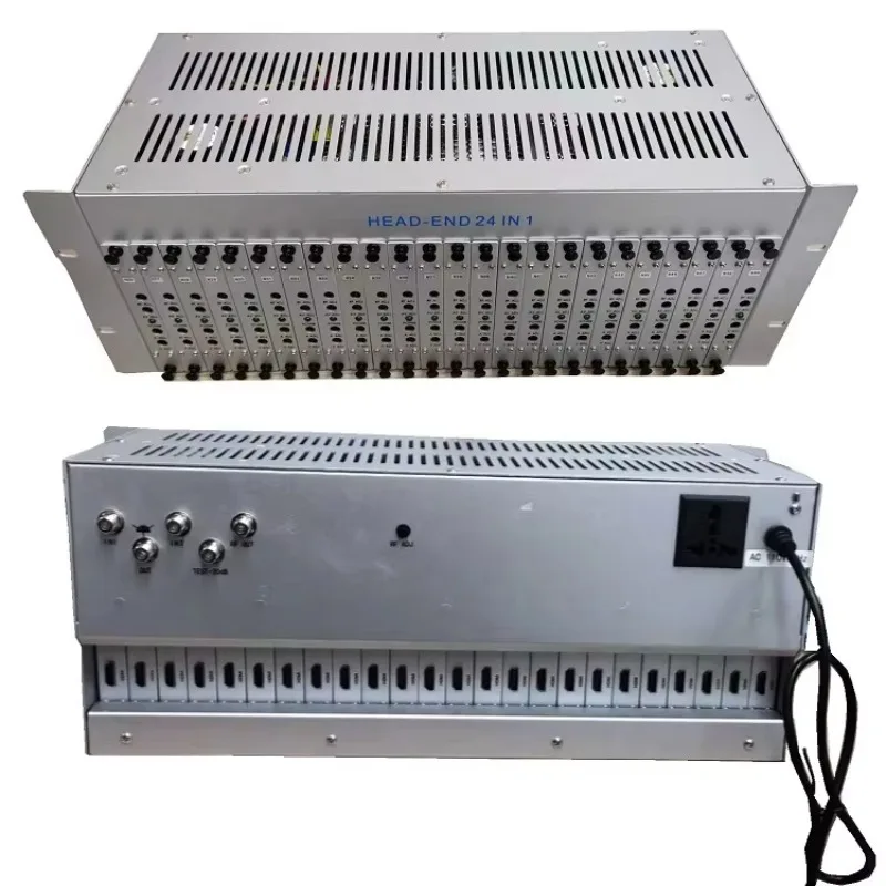 

24 in 1 HD to RF 24 Channel Fixed Multi Channel Rf Modulator Tv Analog Catv Fixed Adjacent Channel Modulator