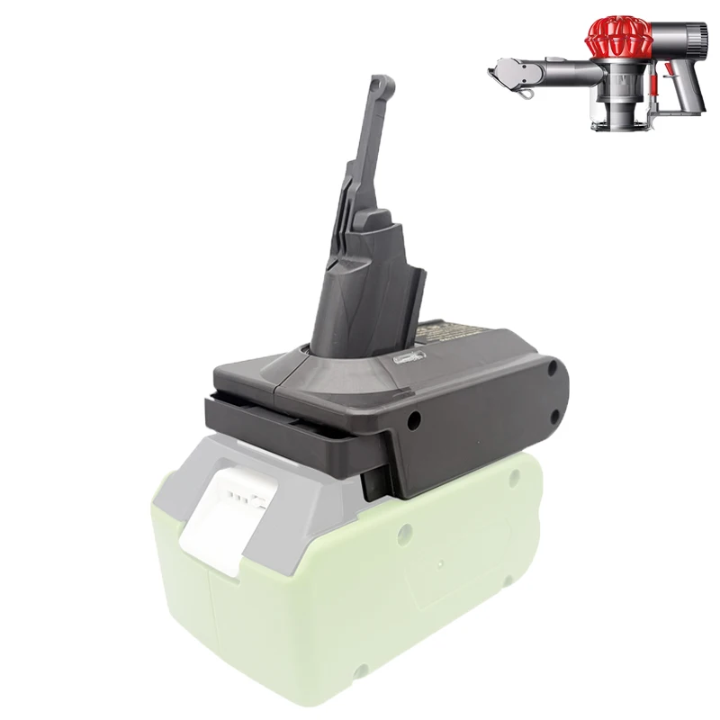 

GRW24V7V8 Battery Adapter Converter for Greenworks 24V Lithium Batteries Compatible with For Dyson V7/V8 Vacuum Cleaners Tools