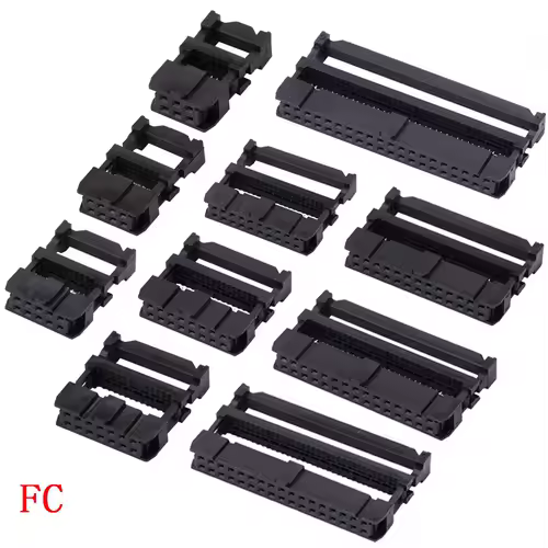 FC 6/8/10/12/14/16/18/20/24/26/30/34/40/50/60/64Pin 2.54mm Pitch Female IDC Socket Connector Ribbon Cable DC3 Header Male Socket - Image 32