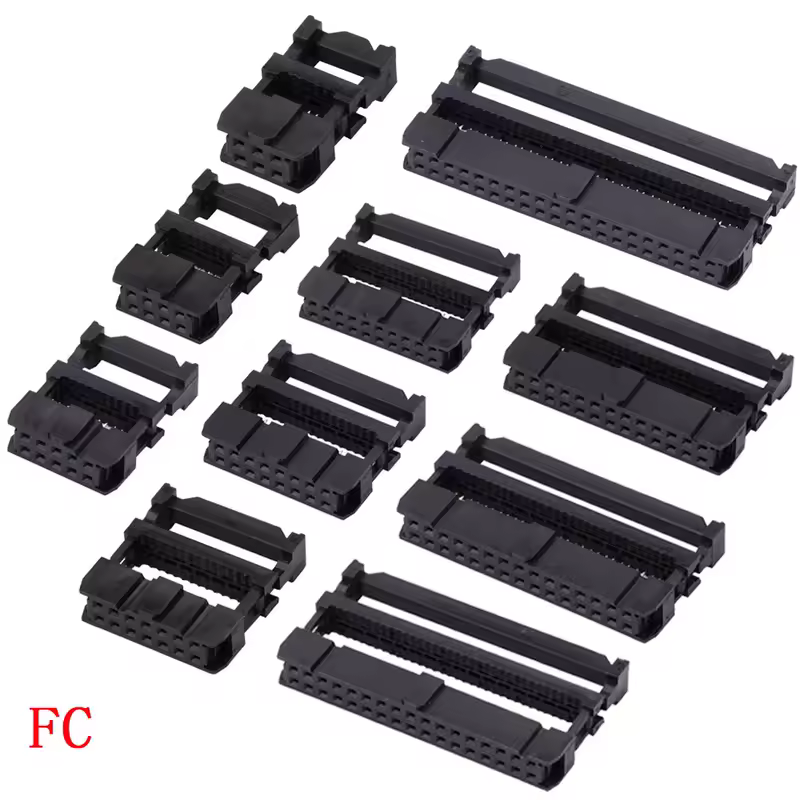 FC 6/8/10/12/14/16/18/20/24/26/30/34/40/50/60/64Pin 2.54mm Pitch Female IDC Socket Connector Ribbon Cable DC3 Header Male Socket - Image 32