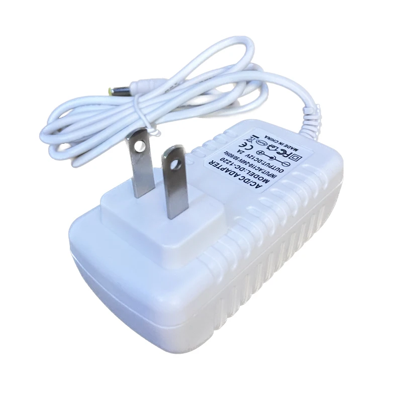 Adaptateur de pilote de prise UE US UK, alimentation de pipeline, convertisseur de lampe à bande lumineuse LED 220, AC 110V, 2835 V à DC 12V, 12V, 24W