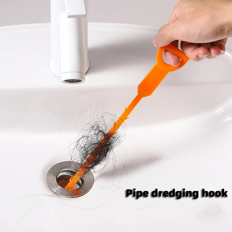 Kitchen Sink Cleaning Pipe Hook Cleaner Sticks Clog Remover Sewer Dredging Spring Pipe Hair Dredging Tool Bathroom Accessories