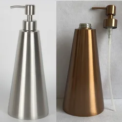 Stock Portable Soap Dispensers 304 Stainless Steel 800ml Large Shampoo Shower Sanitizer Bottle