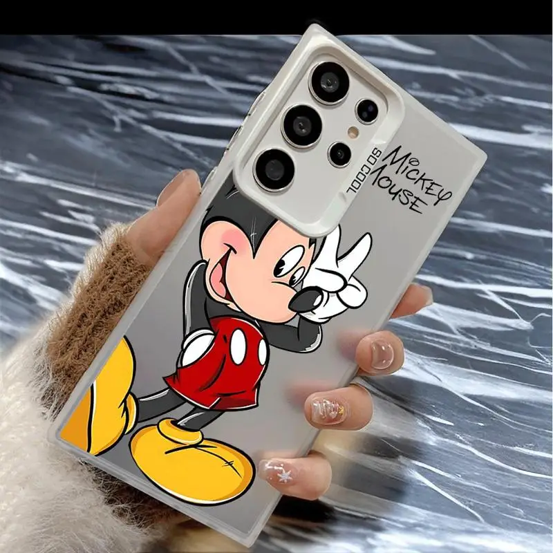 Custodia per telefono Disney Mickey Minnie Mouse Cover per Samsung Galaxy S24Ultra S23 FE Note 20 Ultra S20 S21 S22 Plus S20fe S23Ultra 5G