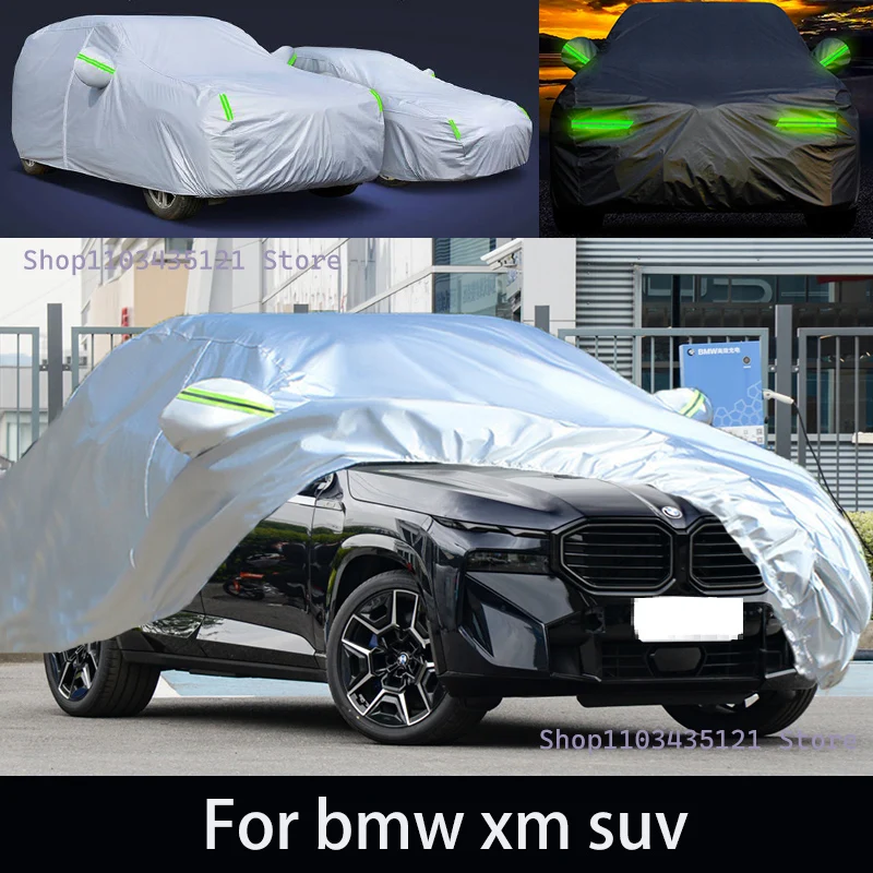 

For bmw xm suv Outdoor Protection Full Car Covers Snow Cover Sunshade Waterproof Dustproof Exterior Car accessories