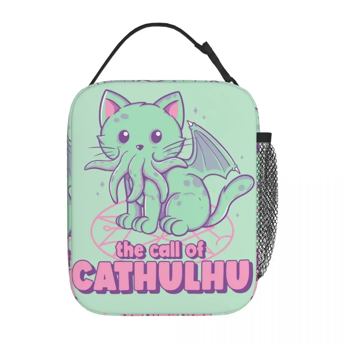 

Insulated Lunch Tote Bag Games The Call Of CAThulhu Horror Accessories Storage Food Box Cooler Thermal Lunch Box For School