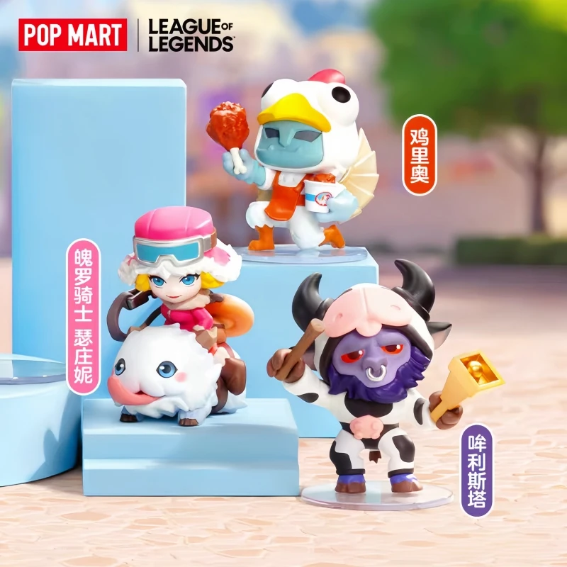Hot Selling Genuine In Stock Popmart League Of Legends Cute Power Battle Series Handmade Surprise Blind Box Toy Collection Gifts - view 2