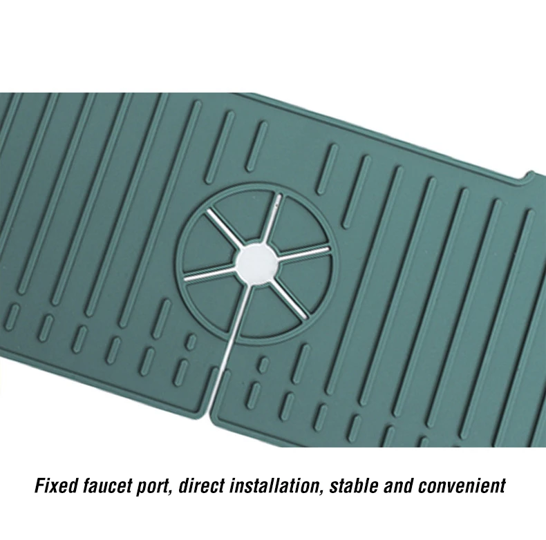Silikon Drainage Pad Bad Küche Wasserhahn Tropf matte Waschbecken Waschbecken spritzwasser geschützt Abfluss Pad Tisch Wärme isolation schutz – Detail 14