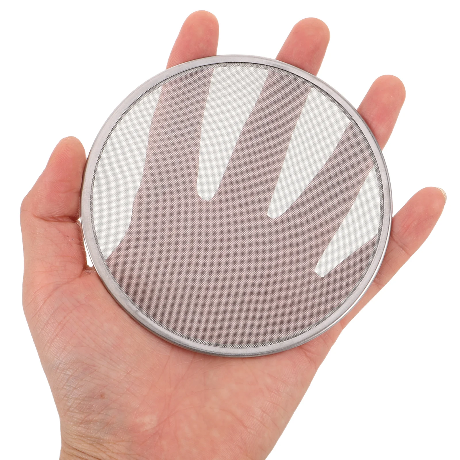 

90Mm 80 Mesh Wine Glass Cover Stainless Steel Topper Ventilated Splash Resistant Reusable Drink Lid for Outdoor Patio Poolside