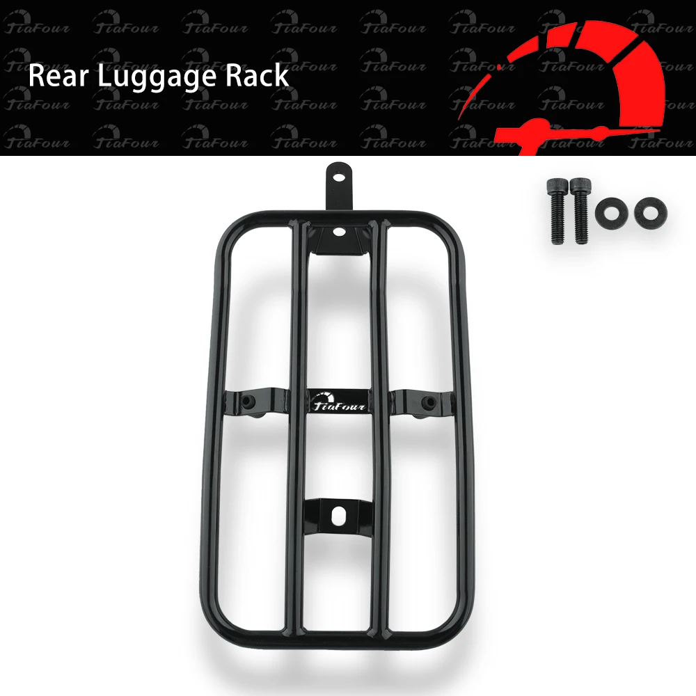 FIT For INDIAN Scout Bobber Scout Classic 2025-2026 Rear Tail Rack Suitcase Luggage Carrier Board Luggage Rack Shelf