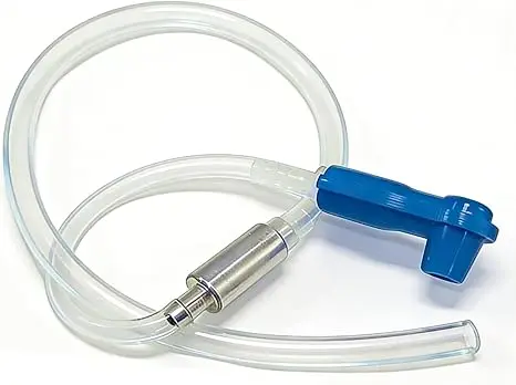 Upgraded Universal Brake Bleeder Kit with One Way Check Valve and Hose, Hydraulic Bleeding Tool for Car & Motorcycle