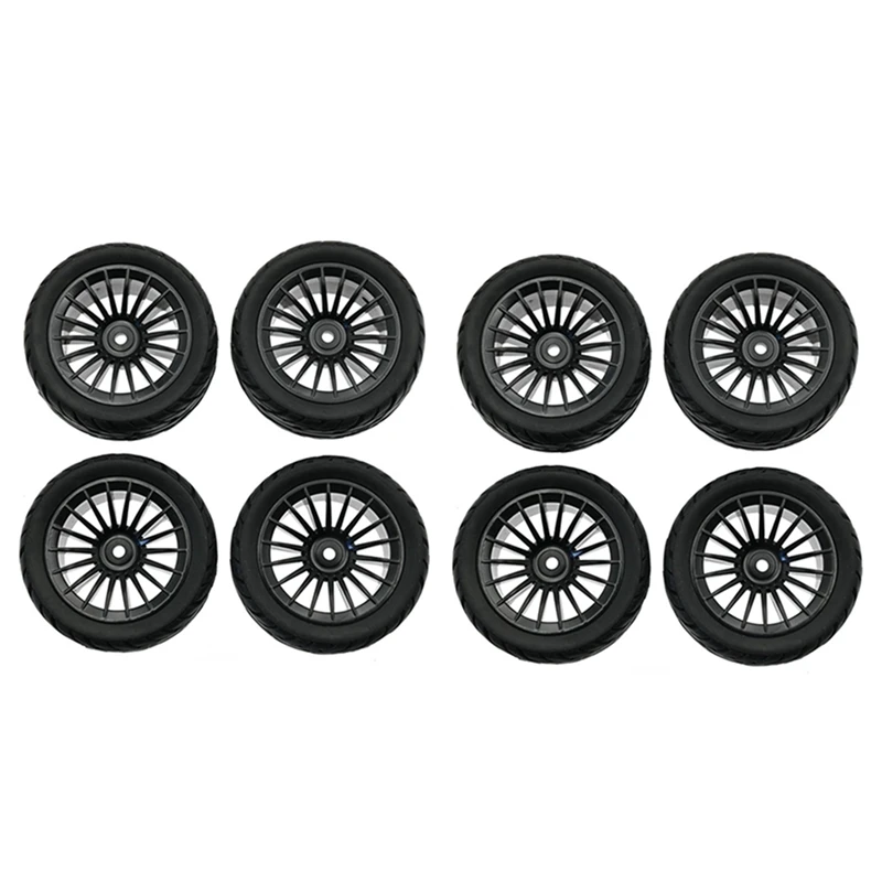 8Pcs Rubber Tire Tyre Wheel For SG1603 SG1604 SG1605 UDIRC UD1601 UD1602 UD1603 UD1604 1/16 RC Car Upgrades Parts