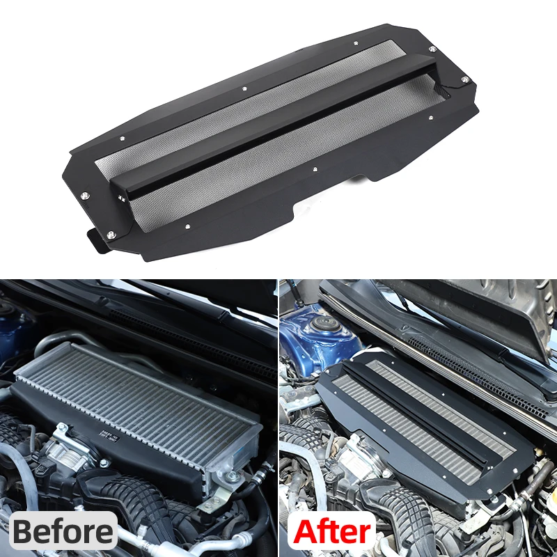 For Subaru WRX/Levorg 2022-2026 aluminum alloy engine hood, cabin radiator, air guide plate, automotive accessories