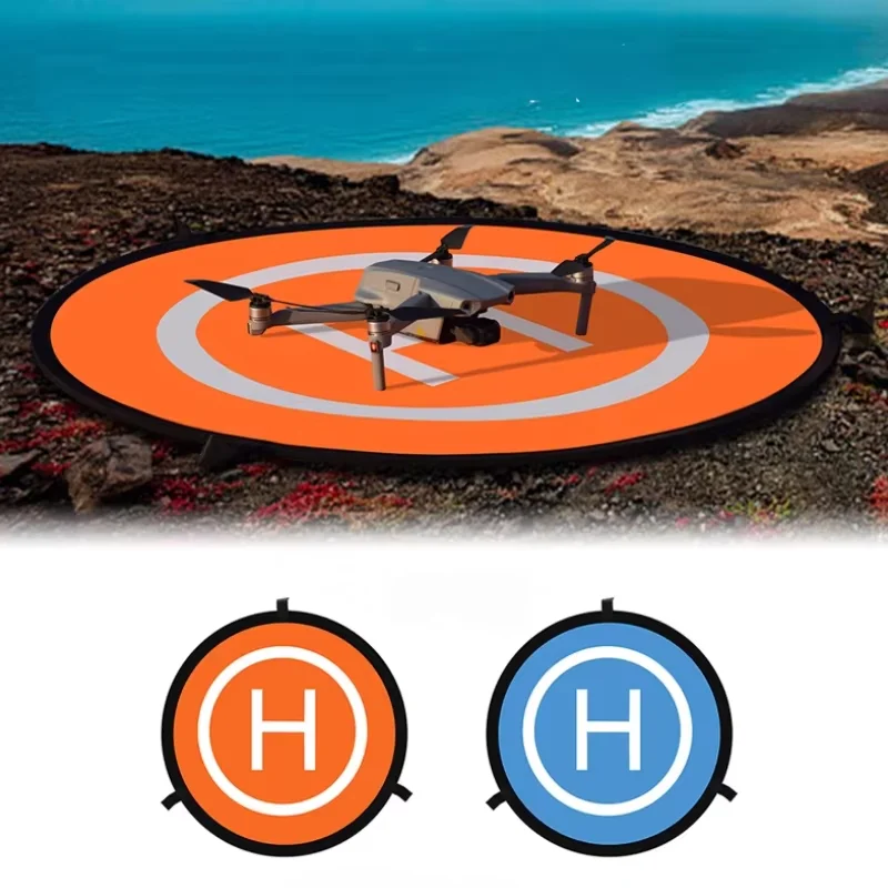 40/55/75cm drone pouso decolagem almofada náilon portátil dobrável ao ar livre quadcopter avental pouso à prova dwaterproof água engrossado almofada acessório