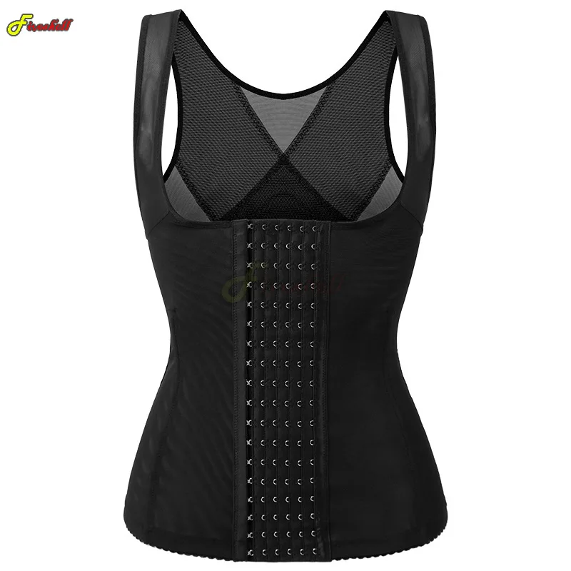 Women Sexy Body Shaper Waist Corset Upper Support Gather Vest-style Body Shaper Postpartum Abdomen Corset Fajas Colombianas