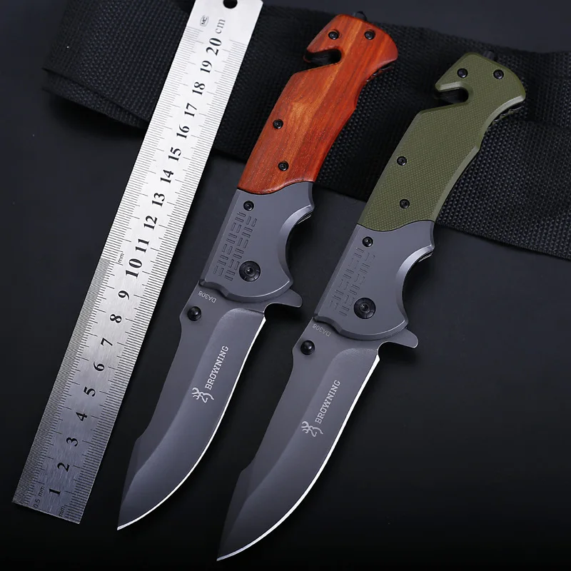 

Outdoor Multifunctional Folding Knife High Hardness Stainless Steel Self-defense Survival and Hunting Tactical Military Knives