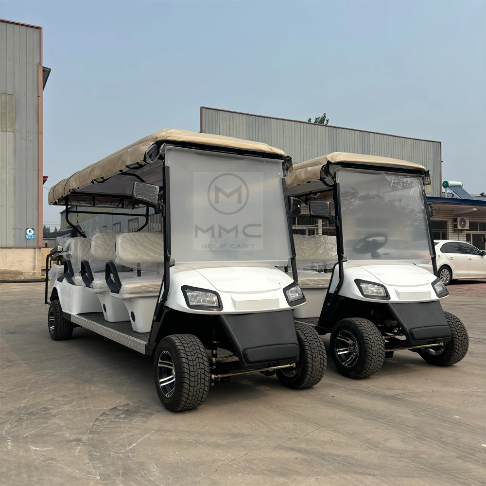 سعر المصنع ماركة مخصصة 4000/5000/7500 واط محرك تيار متردد 48/60/72 فولت 6 8 شخص الألواح الشمسية عربة جولف كهربائية الذهاب كارت الكبار
