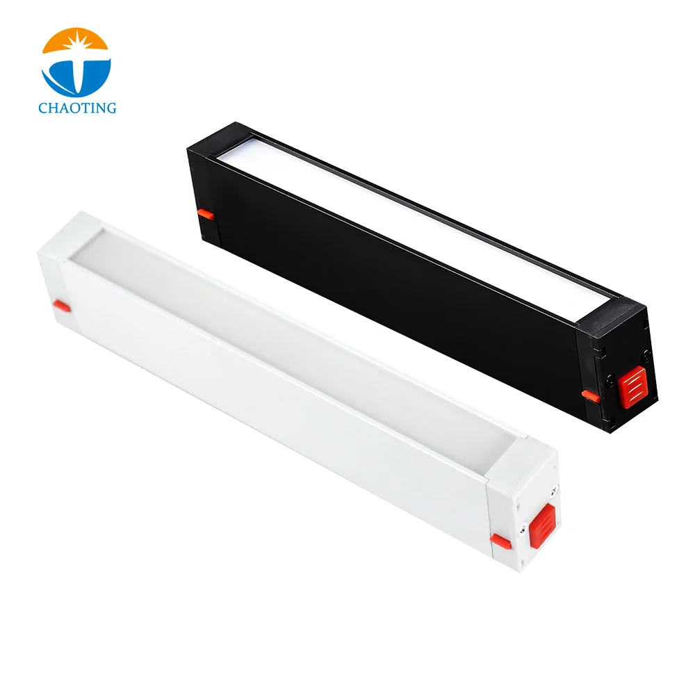 

Europe Hot Sale Magnet Track LED Linear Floodlights Surface Recessed Commercial Rail LED Lamp System Magnetic Track Flood Lights