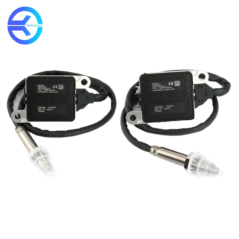 2PCS Nitrogen Oxides Nox Sensor Fits For Mack Volvo Truck D11 D13 D16 22303391 22303390