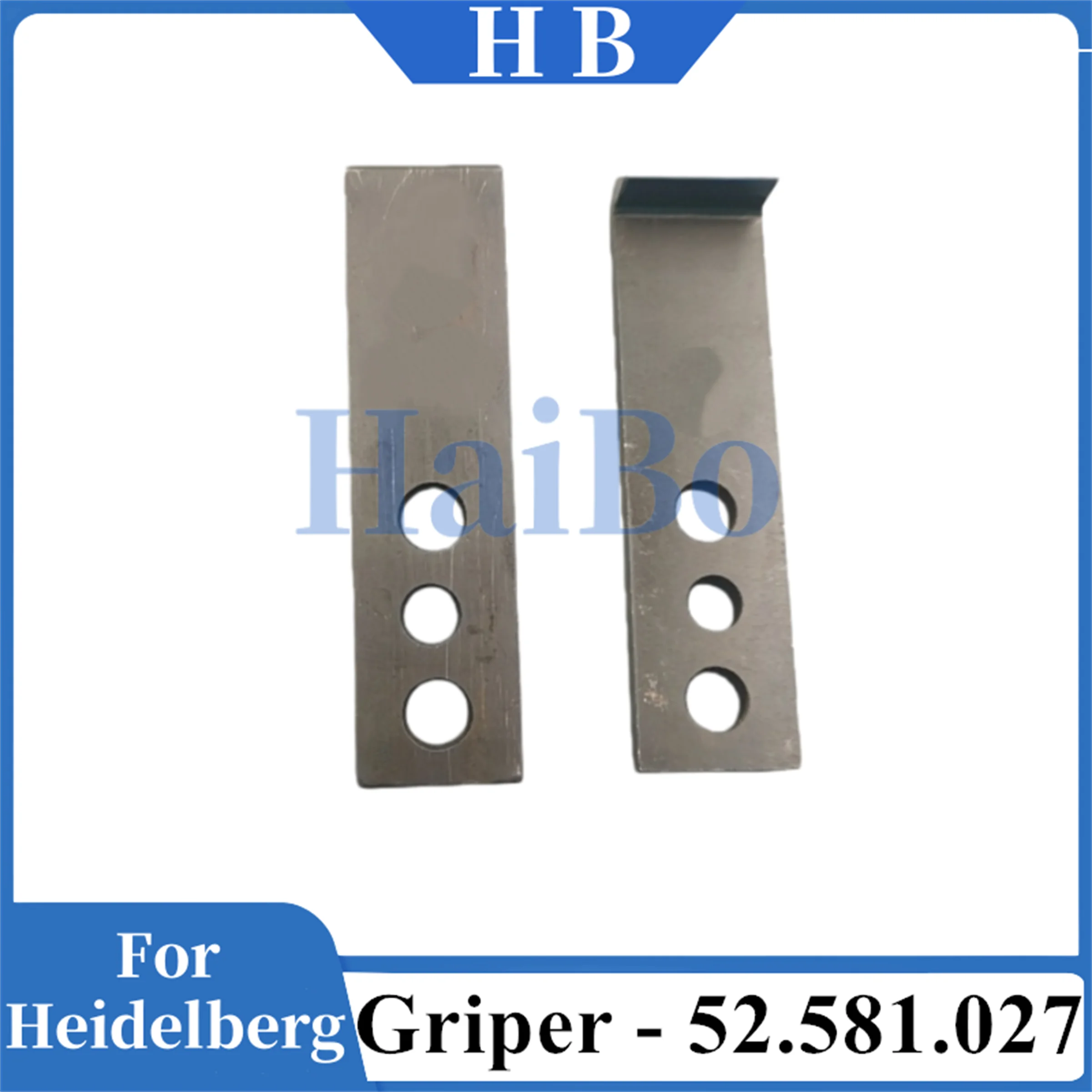 HaiBo Best Quality 52.581.027 Perfecting Transfer Gripper (Rubber Tip) Hook Type for MO GTO Machine