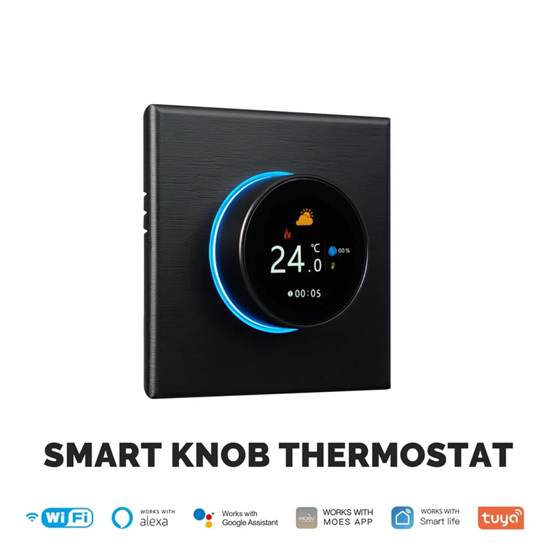 ABGN Wifi Smart Home Heating Knob Thermostat Temperature Controller Fit For Water Gas Boiler Electric Heating GA Water Heat