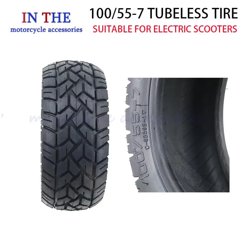 

100/55-7 Vacuum Run Stability CTS Anti-puncture All-terrain Tyre Original Tire For KAABO Wolf King GTR Electric Scooter