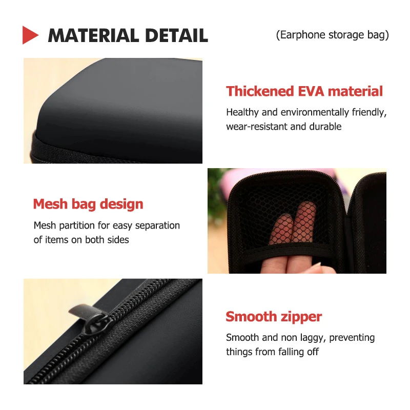 Car Earphone Key Case Men Ladies Key Storage Bag Auto Accessories For Opel OPC Astra J H G K Insignia Corsa D B E Mokka Vectra B view 2