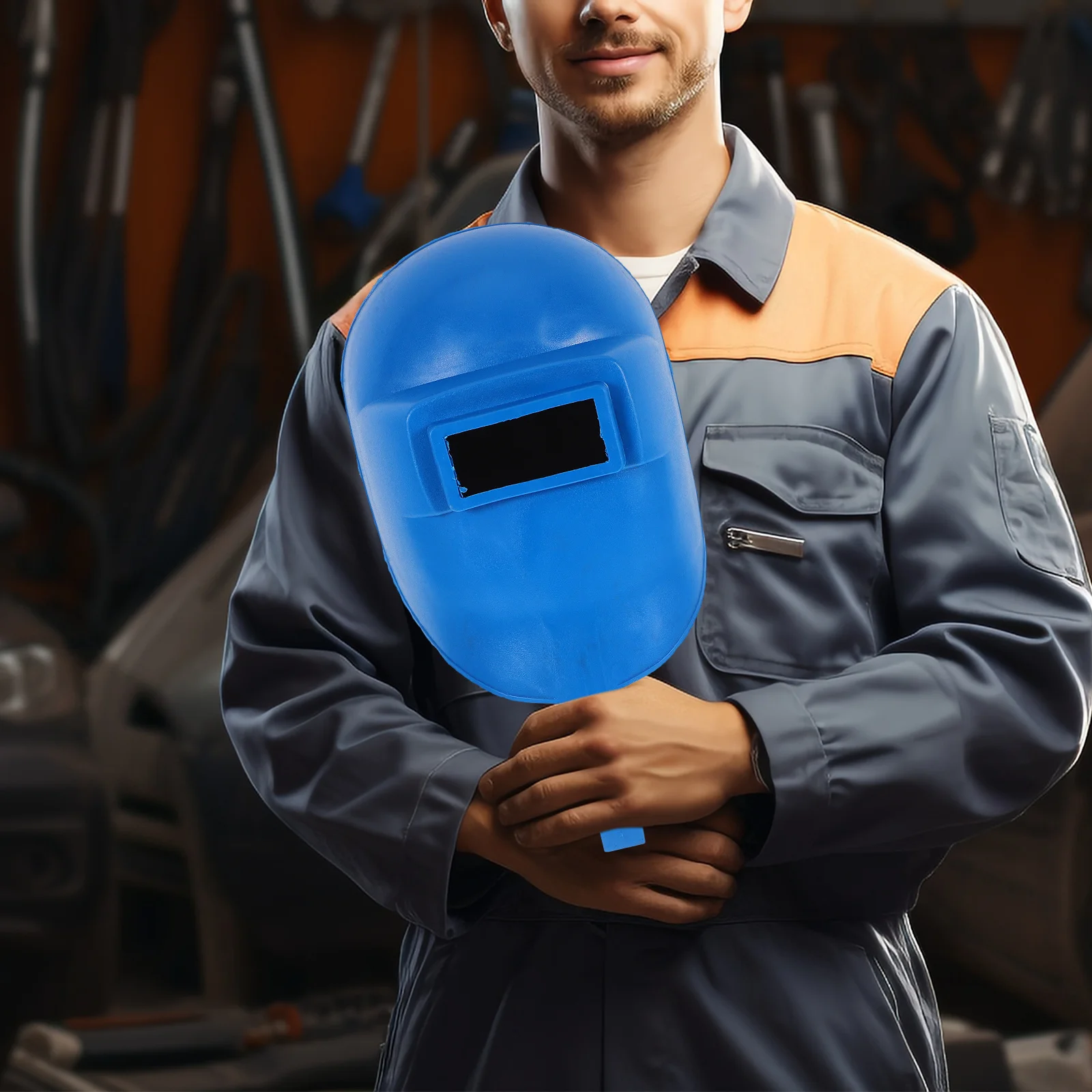 

Handheld Electric Welding Mask High Transparency Eyeglass For Argon Arc Welding Industrial