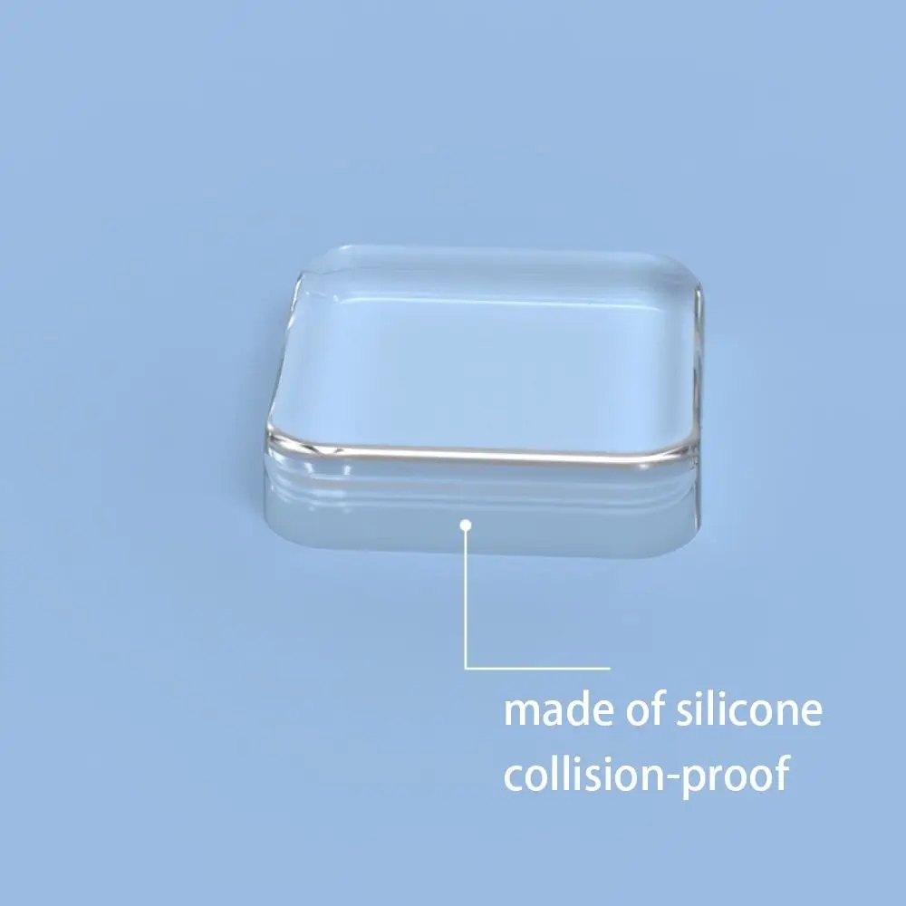 Penahan Pintu Berperekat Pelindung Dinding Anti-tabrakan Transparan Gasket Silikon Penyerap Suara Bisu Pelindung Aman Bayi