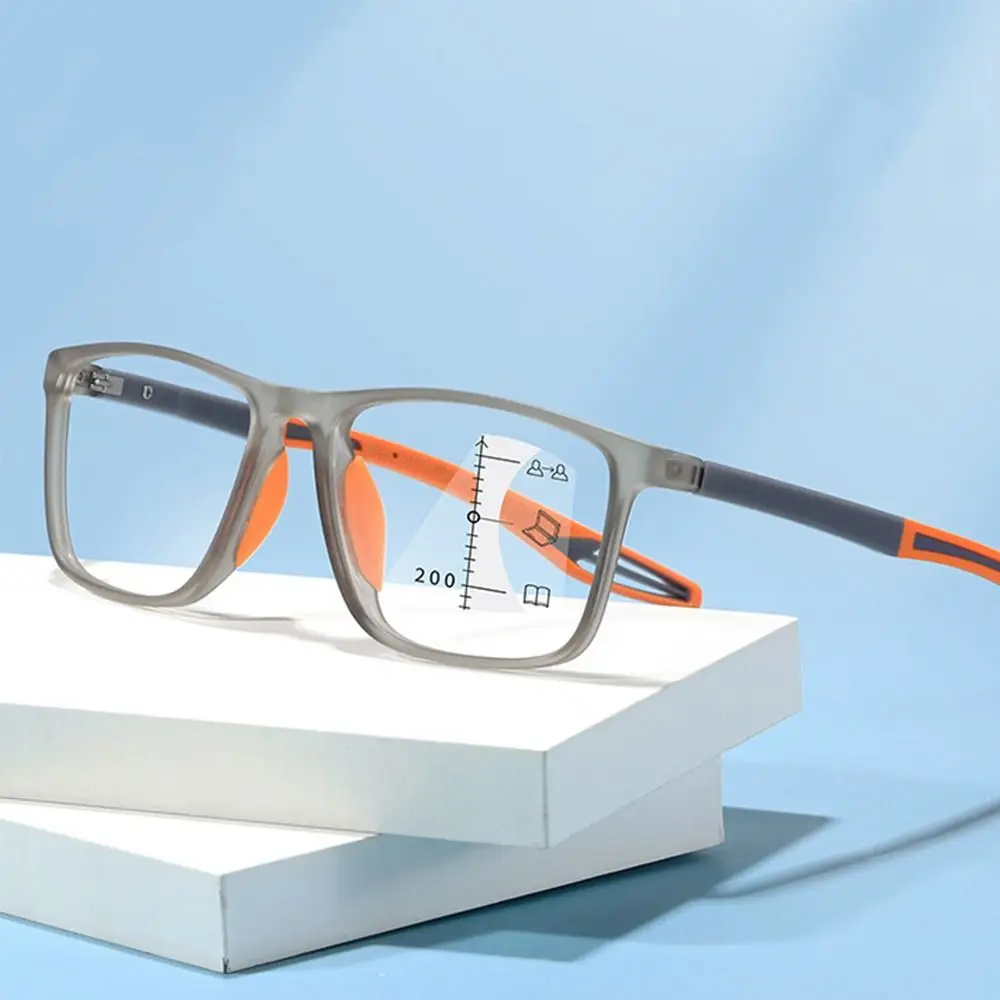 Einfache progressive multifokale Augenschutz-Sport-Lesebrille, presbyopische Brille, ultraleichte Brille, Anti-Blaulicht-Brille