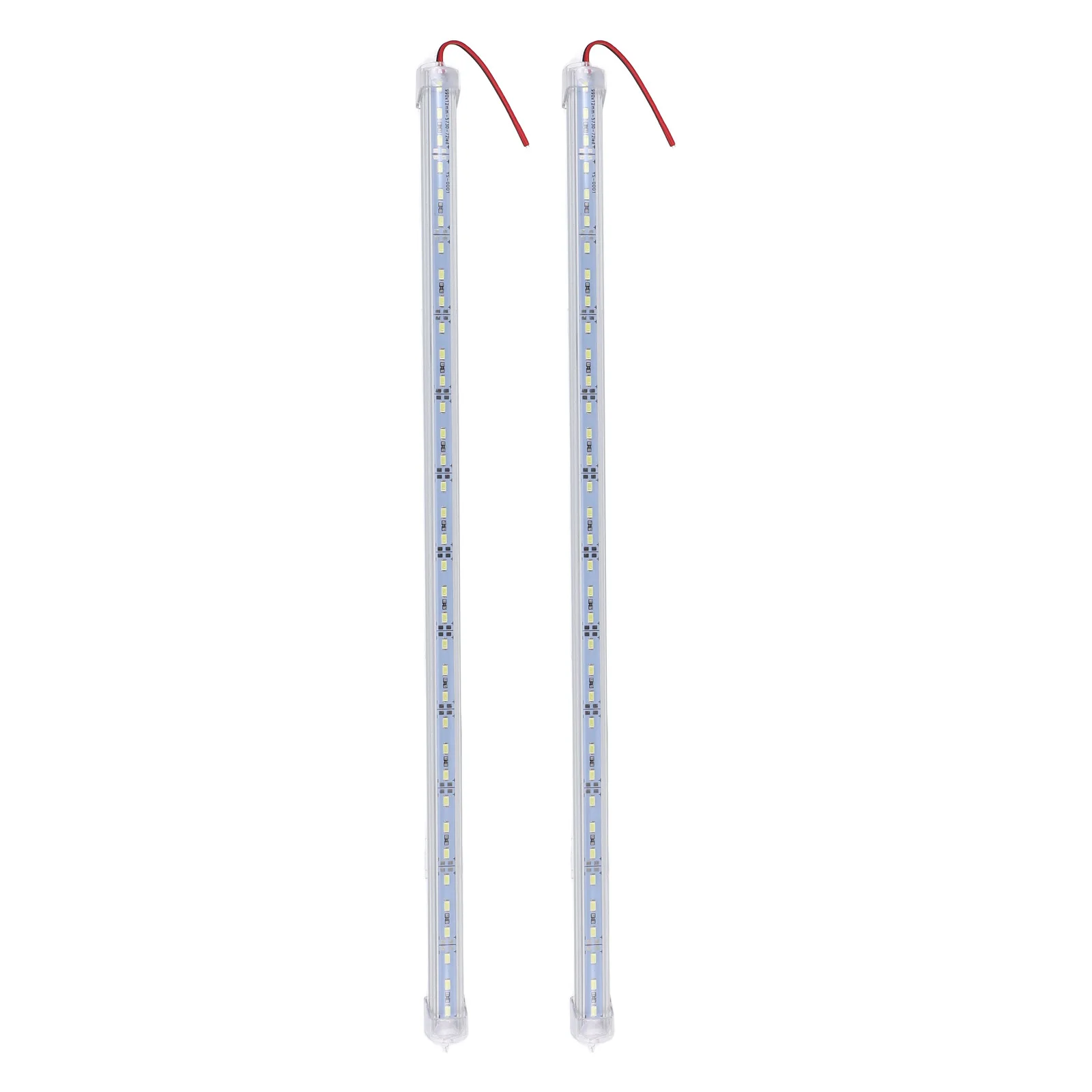 

2Pcs LED Hard Light Strip 50cm White 6000K DC12V 14 4W 36SMD IP65 Waterproof Rigid Bar Aluminium Shell Truck Strips