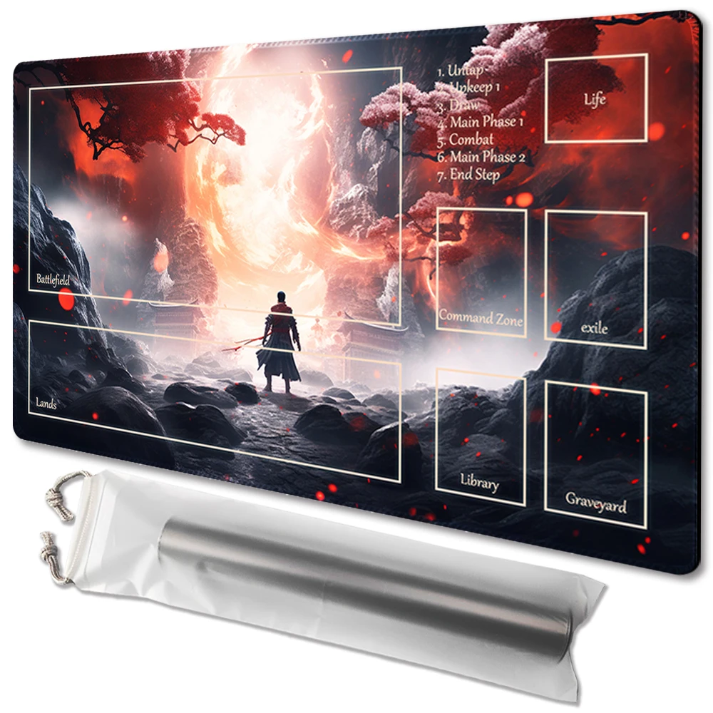 

Shadowflame- Board Game TCG Playmat Table Mat Game Size 60X35 CM Mousepad Compatible for MTG CCG