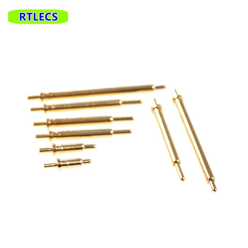 Imagen 2 del producto 5 500 conector Pin Pogo batería Pogopin contacto de carga de resorte SMD PCB 3 4 5 6 7 8 9 10 12 14 15 16 18 MM sonda de prueba alimentación CC