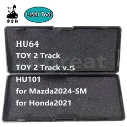 Newest LiShi Tool 2 in1 HU64 TOY 2 Track TOY 2 Track V.5 HU101V.4 for Mazda2024-SM for Honda2021 Locksmith Tools