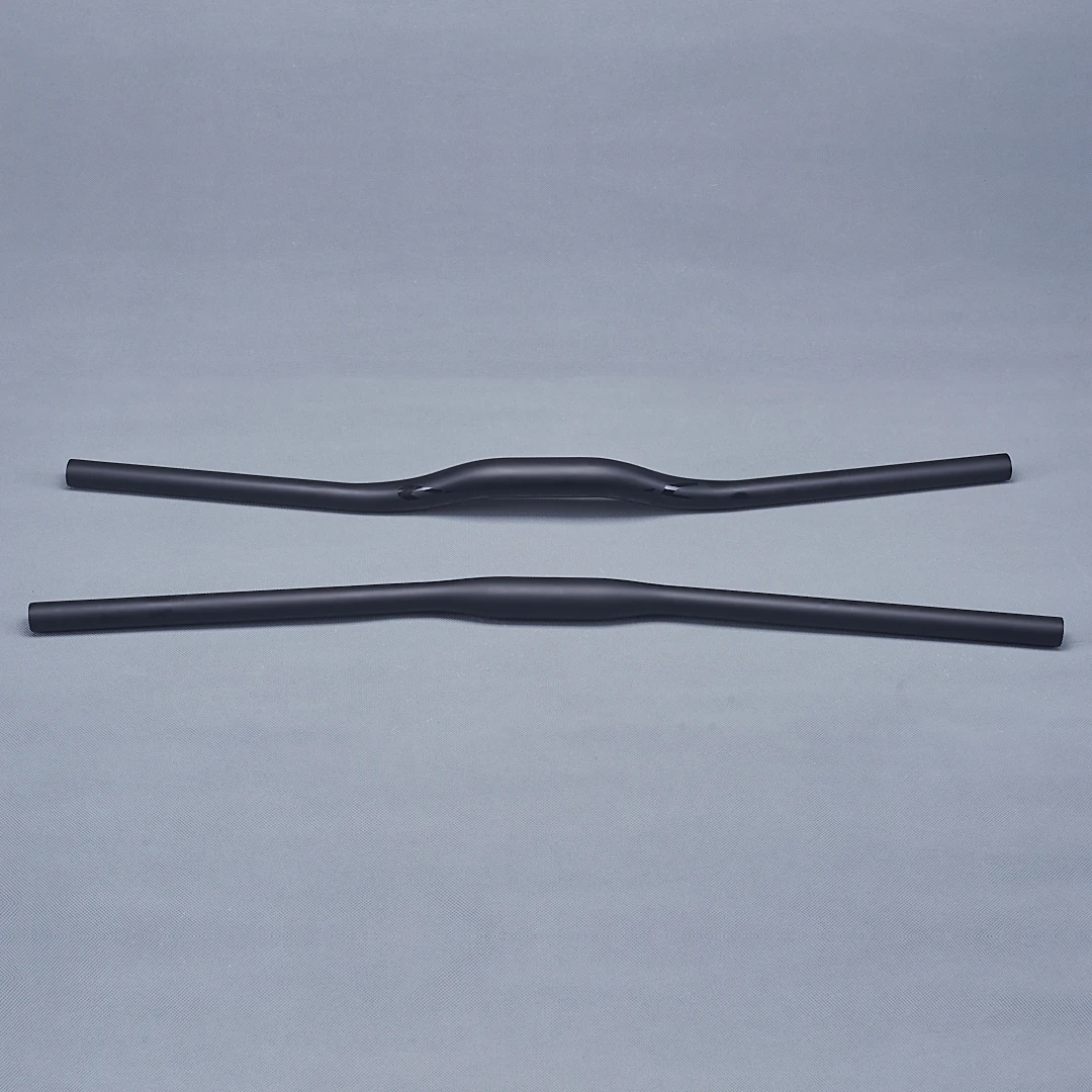 Syncros Bicycle MTB Handlebar 31.8mm Matte Black Carbon Bike Mountain Horizontal / One-shaped Handlebar 580mm - 760mm
