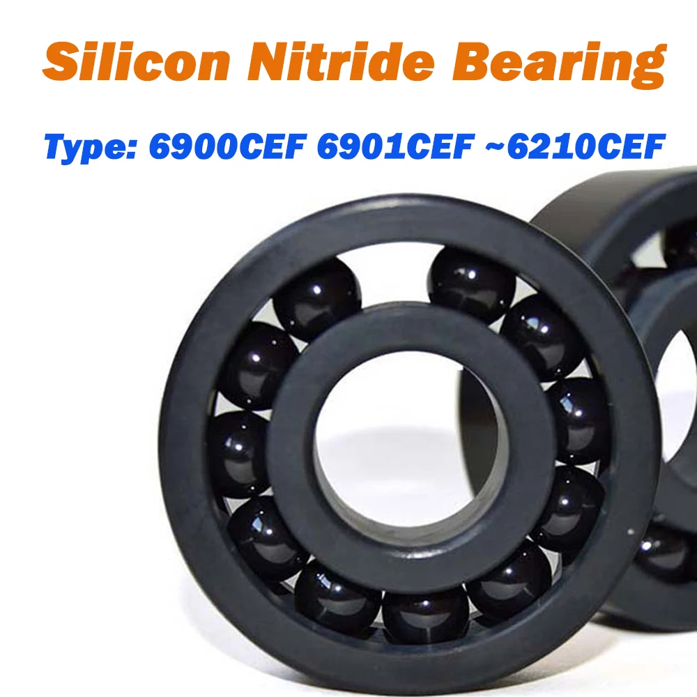 

1 шт. Si3N4 полностью керамический шарикоподшипник из нитрида кремния 6900CEF 6901CEF 6902CEF 6903CEF ~ 6210CEF высокоточные полные шарикоподшипники
