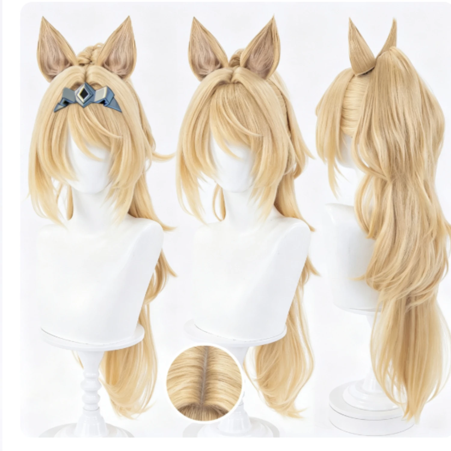 Zenless Zone Zero Sigrid Cospl - огляд і ціна Anime Cosplay Wig Heat Resistant