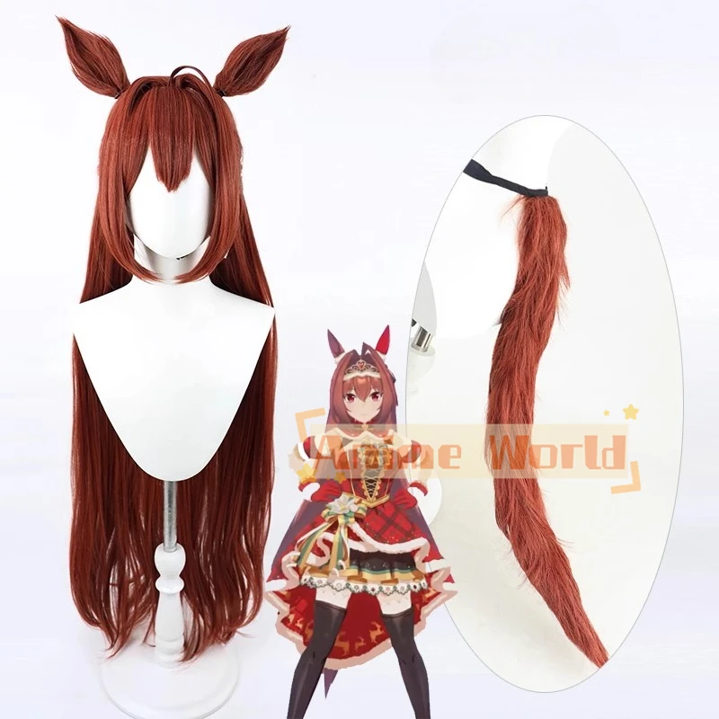 

Uma Musume Daiwa Scarlet Christmas Ver. Косплей Парик Аниме Игра Ролевая Игра Хэллоуин Костюм Реквизит