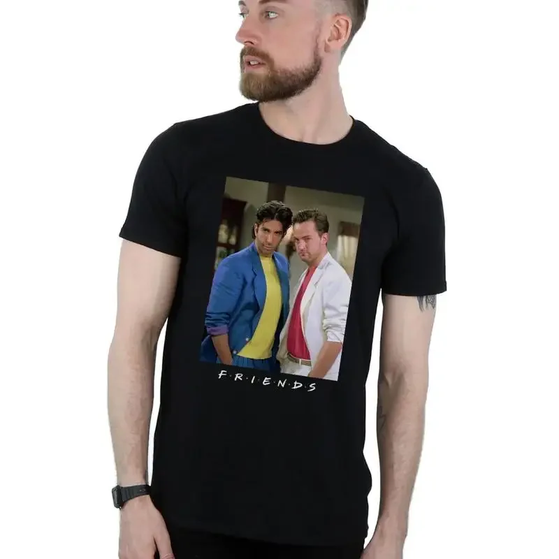 Friends Men's Ross And Chandler College T-Shirt