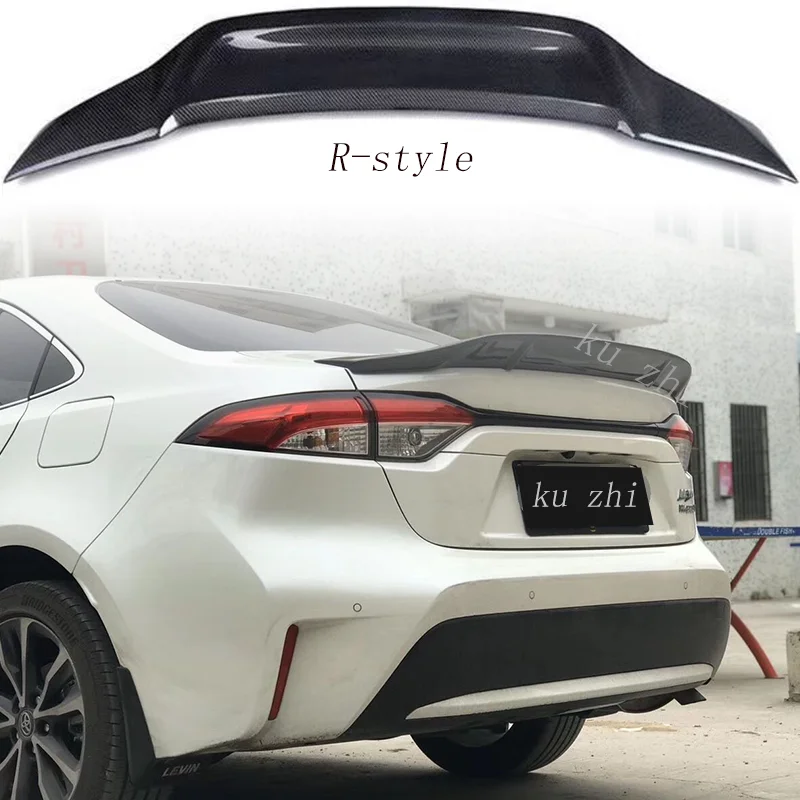 For Toyota Levin2019 2020 2021 2022 2024 Modified True Carbon Fiber Rear Spoiler Spoiler True Carbon Fiber Rear Spare Case Trim