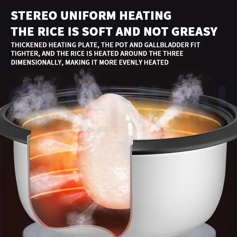 Cuiseur à riz électrique antiadhésif de grande capacité, cuiseur à riz Commercial, isolation de Buffet de Restaurant 24 heures