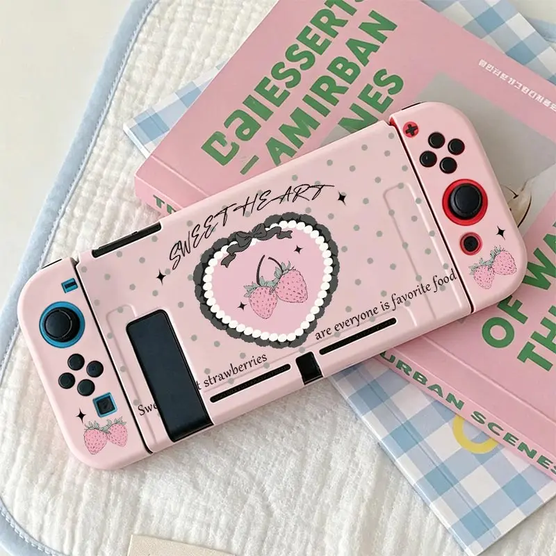 Ultra-slim Shock-absorbing Case for Nintendo Switch NS Game Console Anti-Scratch Shell Protector TPU Split Protective Case