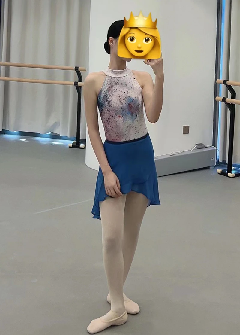 Erwachsenen Ballett Tanz Trikot neues Design ärmellose Praxis tanzen benutzer definierte elegante Halte Gymnastik Ballett Overall Frauen