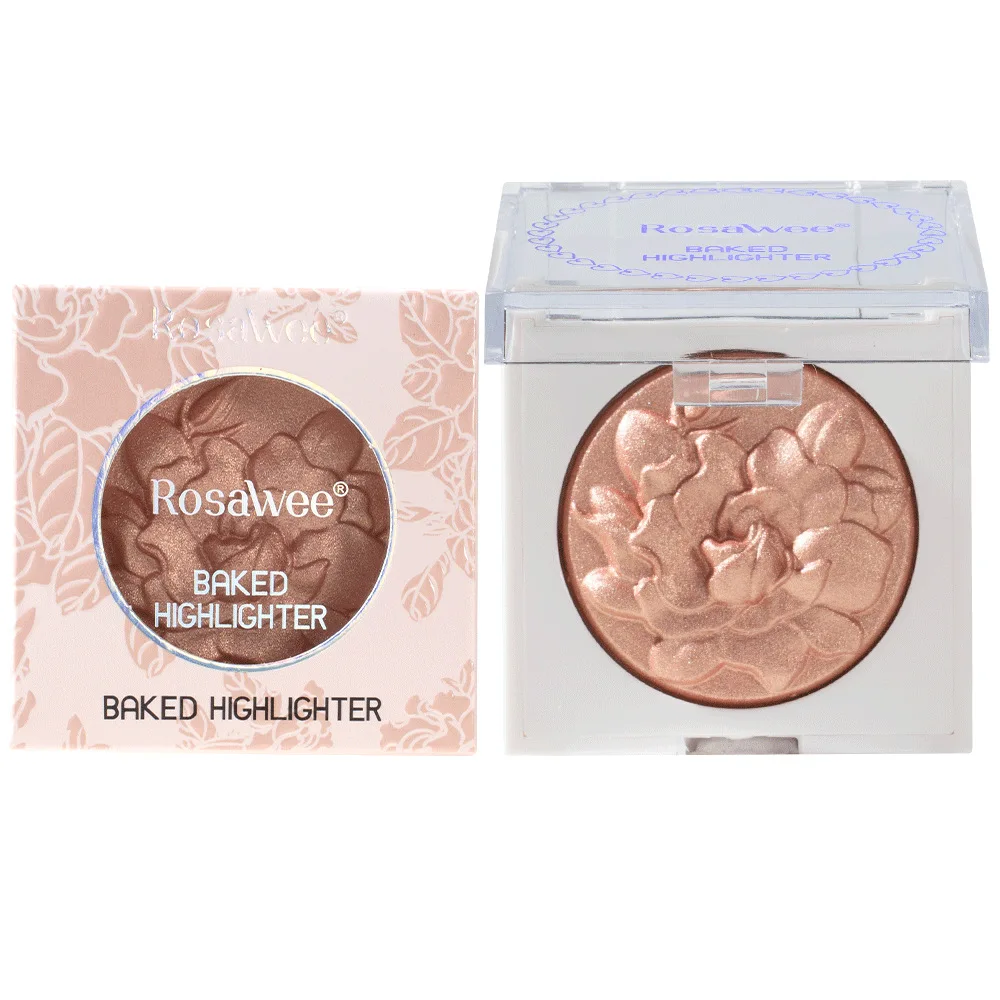 Mashed Potato Face Highlighter Palette Brightening Waterproof Monochrome Pearlescent Silver Highlight Makeup High Gloss Face