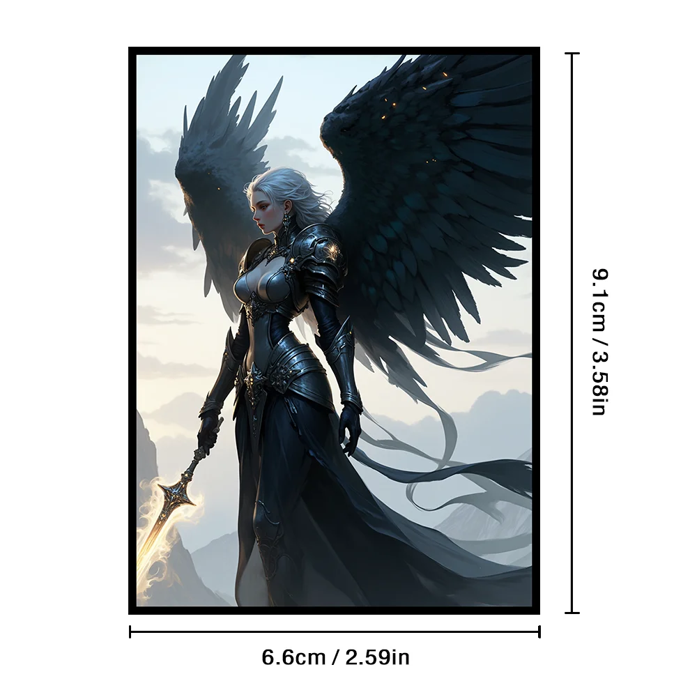 60 Stück 66 x 91 mm Anime-Kartenhüllen, Brettspiel, innere Sammelkarte, kompatibel mit/MGT/PTCG/PKM-Spielkarte, die besten Geschenke, Festival – Detail 11