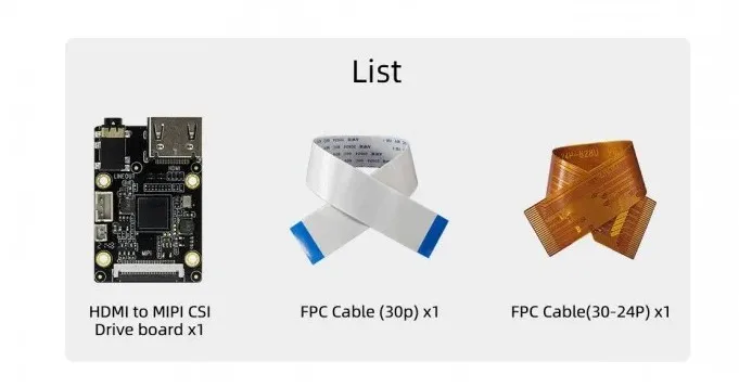 HDMI to MIPI CSI Driver Board 4K Video Signal Converter RK628D