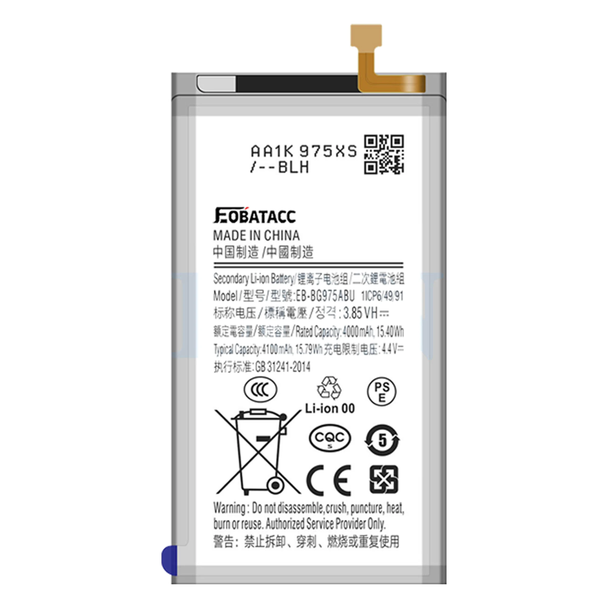 Brand New EB-BG977ABU EB-BG970ABU EB-BG973ABU EB-BG975ABU EB-BA907ABY For Samsung S10 S10E S10+ S10 5G S10 Lite Battery +Tools